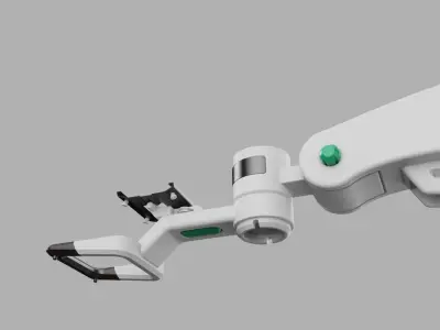 robotic arm medi factory help hand  3D model