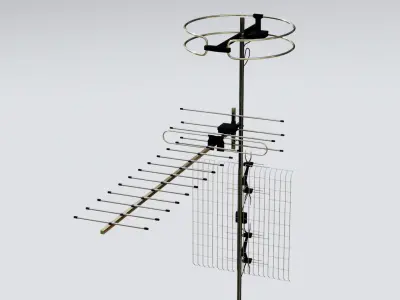 Antenna 13 Low-poly 3D model