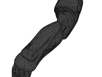 Cybernetic Forearm Prosthetic 3D Model 3D model