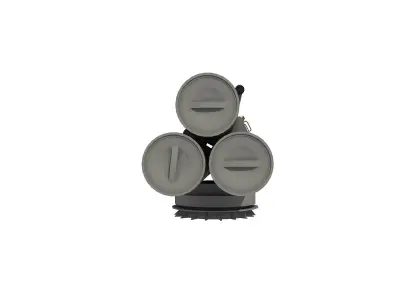 MK-32 TORPEDO TUBE 3D model