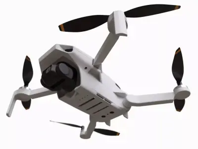 Drone DJI Mini 2 3D model