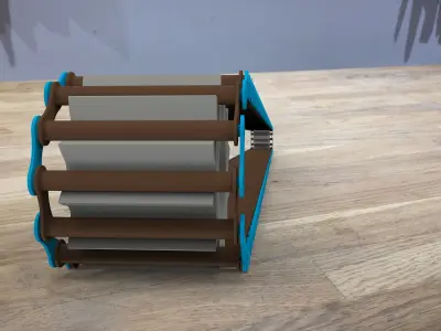 Chain and Sprocket Free 3D model