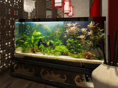 Oriental Aquarium 3D model