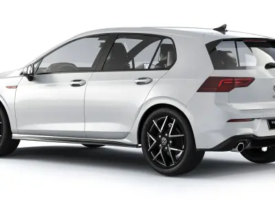 Volkswagen Golf VIII GTI 2020 3D model