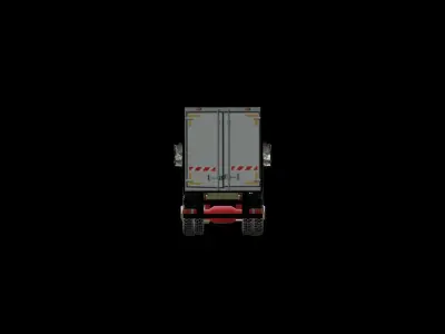 Food Truck Peterbuild Low-poly 3D model