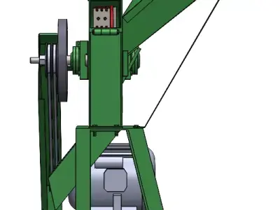 Feed Cutting Crusher  3D model