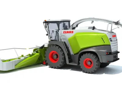 Forage Harvester Claas Jaguar 3D model