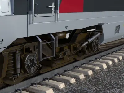 Bombardier TALENT 2 Train Abelio Low-poly 3D model
