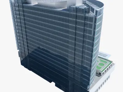 Hospital 3D model shop