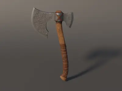Viking Axe 3D model