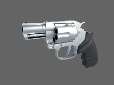 Game Ready ColtCobra 38 Special Low-poly 3D model
