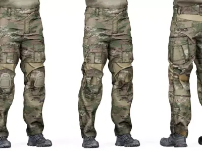 CRYE PRECISION COMBAT UNIFORM G2 Low-poly 3D model