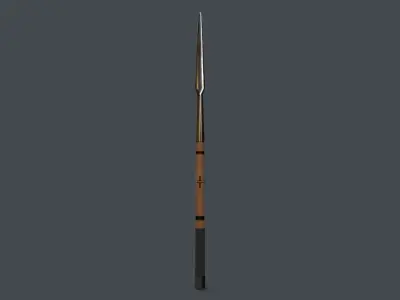 Spear V2 Low-poly 3D model
