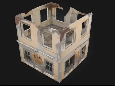 Abandoned House  Eerie Silence of a Forgotten Home 3D model