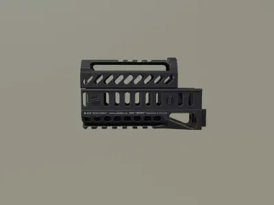 AK B-11U Zenit handguard  Low-poly 3D model