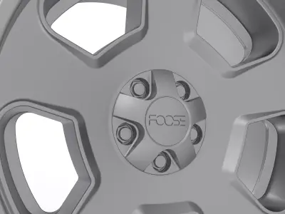 FOOSE FURY CONCAVE-v2 WHEEL 3D PRINT MODEL  3D print model