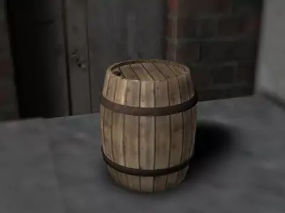 Old and new Barrel - in one Free 3D model