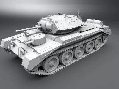 Crusader Mk2 Scale model   3D print model