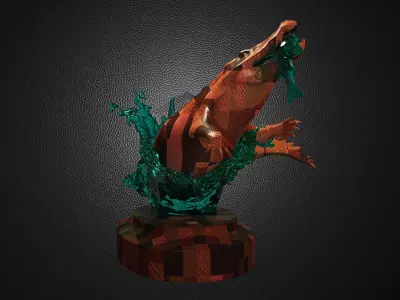 Epoxy Resin Sculptures - Large Bundle 3D model