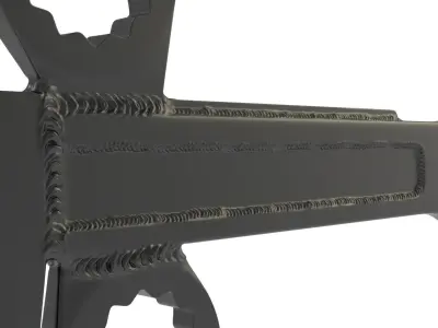 Apocalyptic Wrench Bowie Knife Free 3D print model
