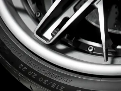 Michelin Pilot Sport 4S 315 30 ZR22 107Y 3D model