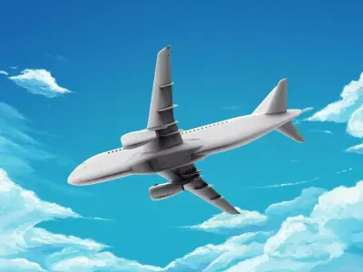 Sukhoi Superjet 100 3D print model