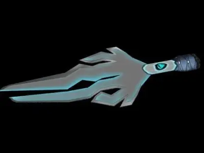 Fantastic sword Cold Blade Free low-poly 3D model