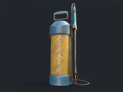Garden Sprayer Low-poly 3D model