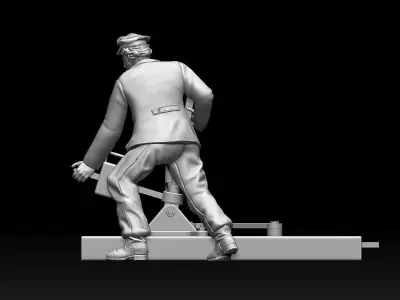 staff railway 3D print model