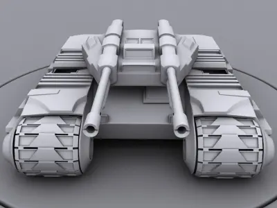 Mammoth Tank  3D print model