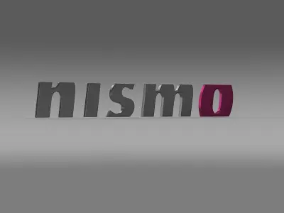 Nismo logo 3D model