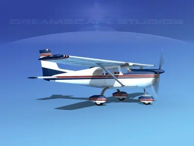 Cessna 175 Skylark V10 3D model