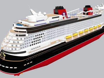 DISNEY WISH 3D model