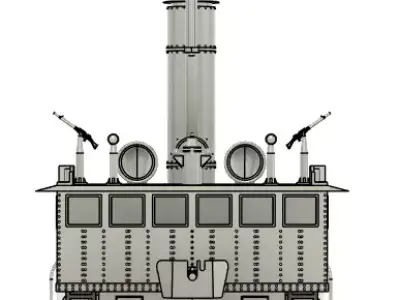 USS San Pablo - The Sand Pebbles - RC Model 1-48 3D print model