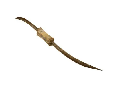 Double Bladed Sword  Low-poly 3D model
