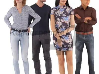 Bundle Standing Animated 001