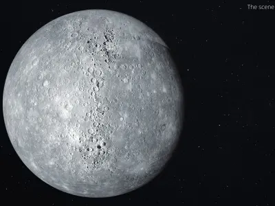  Planet Mercury For Blender 