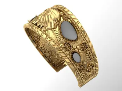 eagle bracelet 3D print model