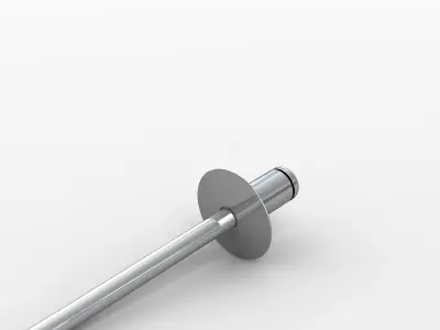 rivet metal screw 3D model