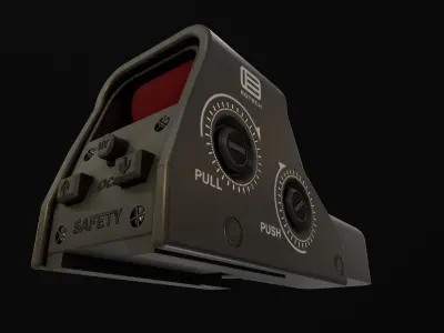 Eotech  Holographic Sight Low-poly 3D model