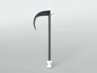 Lowpoly Sickle 003 Free low-poly 3D model