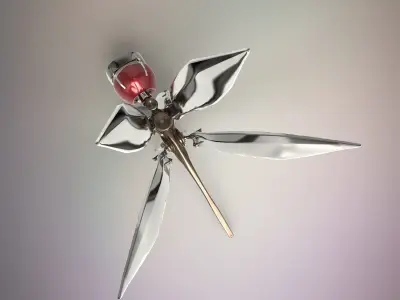 Robot bee 3D model