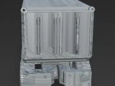3D Printable Modern Military Transport Truck 3D print model