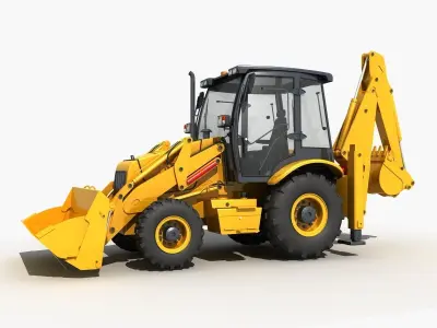 Collection Construction Vehicles 02 3D model