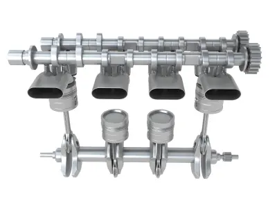 Engine work 3D model by tomb3d