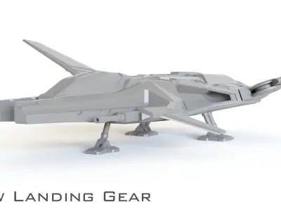 Sci fi Fighter 3D print model