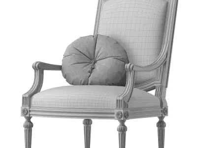 ebanista molise armchair 3D model