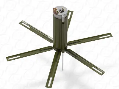 POM 3 Russian fragmentation landmine 3Dprinable moulage 3D model