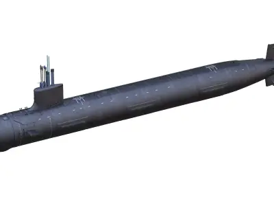 US Submarine Virginia SSN-774 3D model