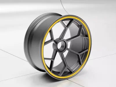 Hexagon Wheel 3D model